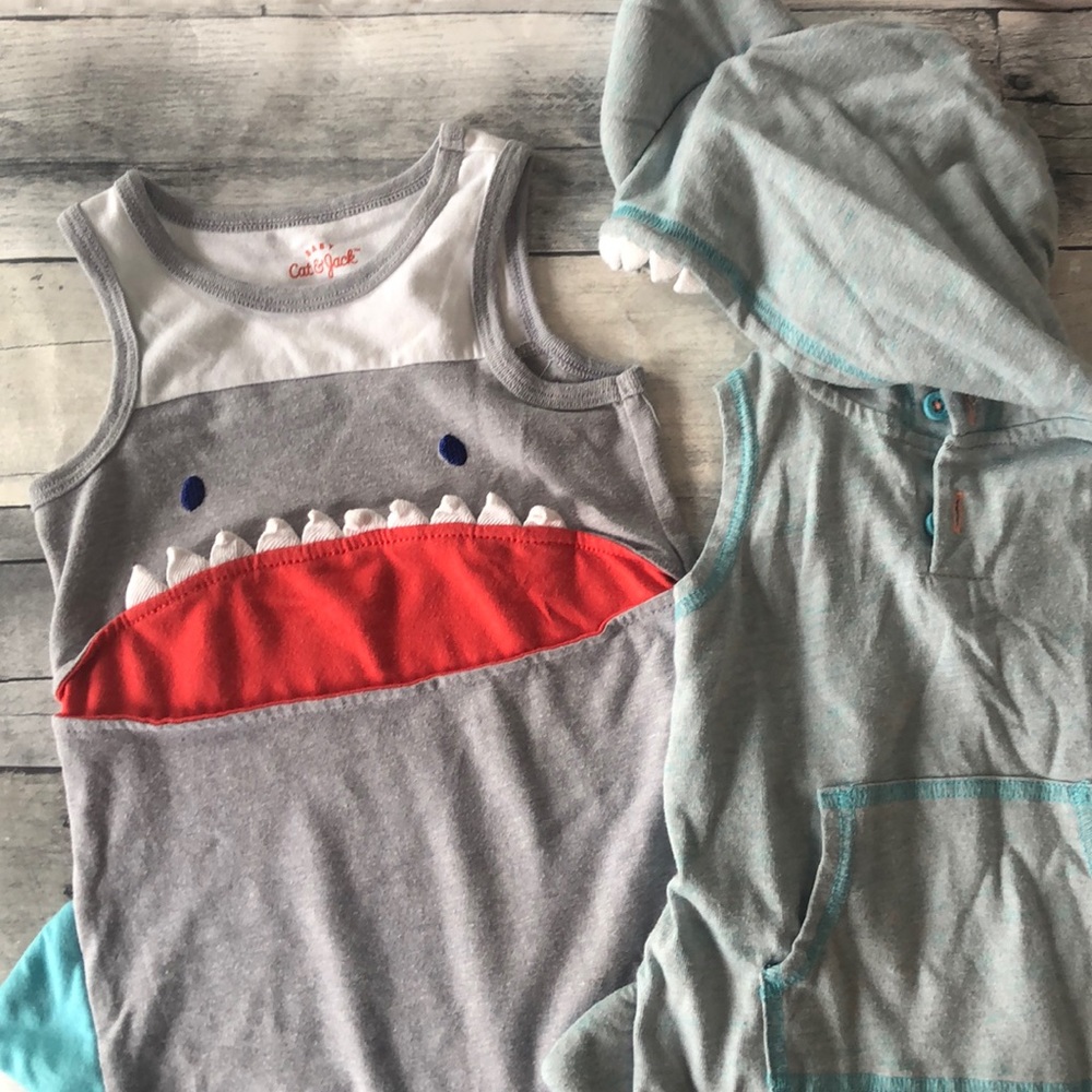 Cat & Jack shark romper set!